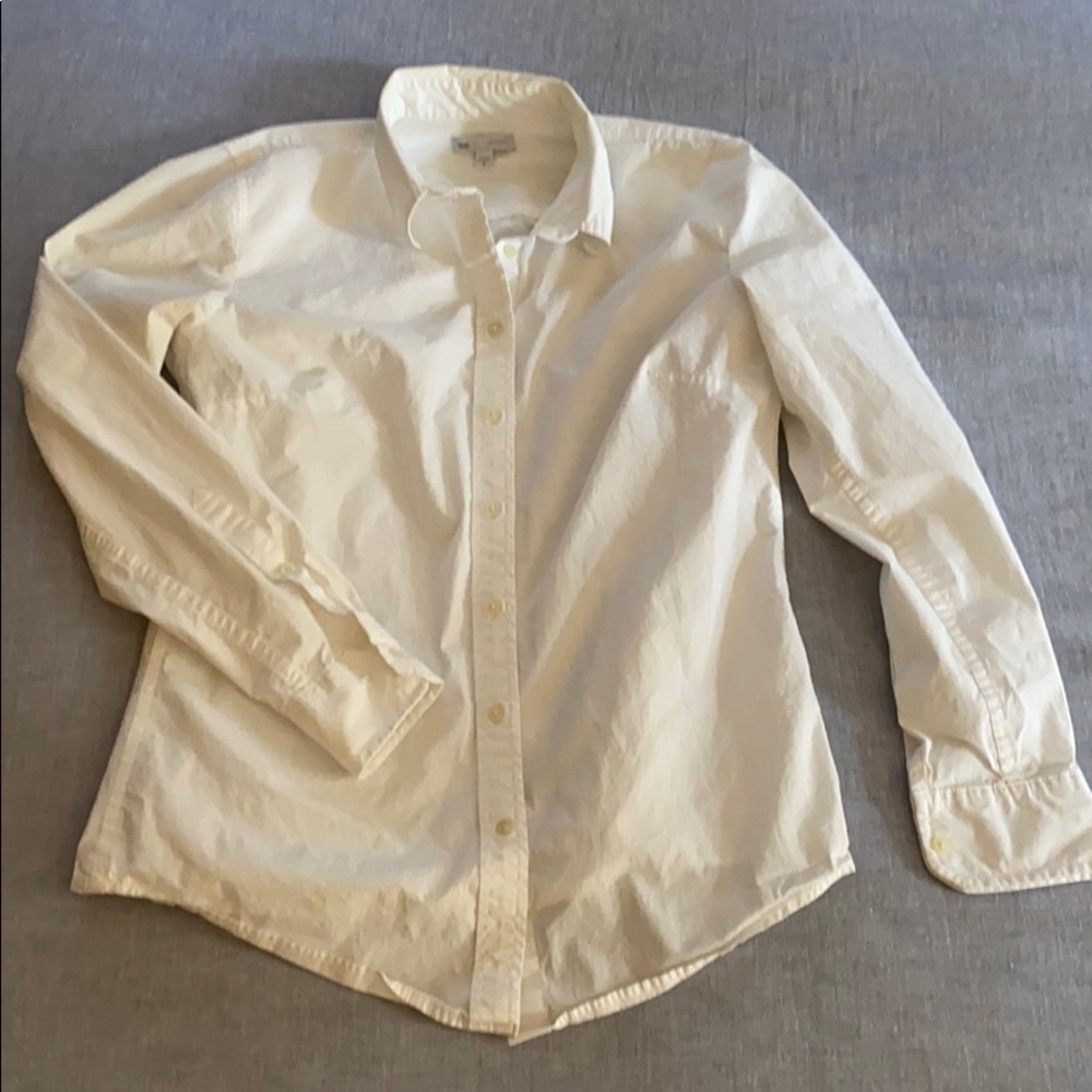 GAP white tailored button down size Small EUC